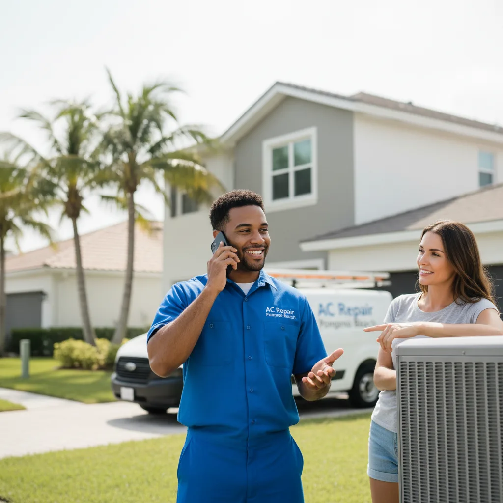 AC Repair Pompano Beach customer support in Pomerene